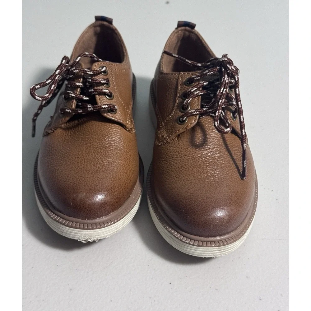 Florsheim Boys Size 10M Shoes Genuine Leather Supacush Formal Oxford 16630-221